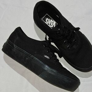 Vans Women's Black Canvas Sneakers